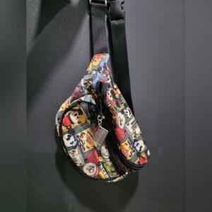 Vintage Nicole Miller Mickey Mouse Disney Fanny Pack Bum Bag Travel Vacation 90s
